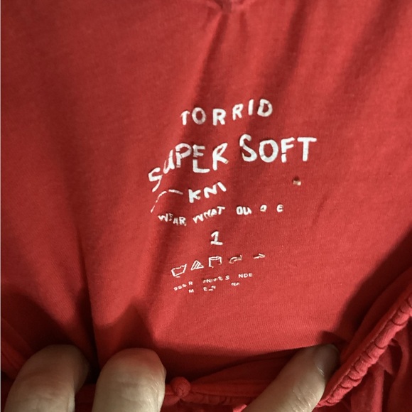 Torrid womens ruffle top tank size 1 - Picture 3 of 3